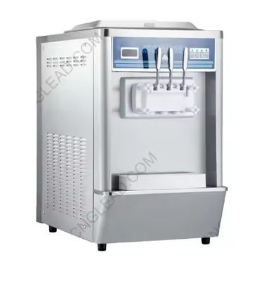 Peralatan hotel komersial profesional untuk es krim lunak dengan kompresor precooling independen
