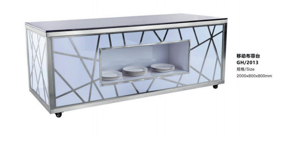 Pusat Gravitasi Tinggi Dan Struktur Jelas Peralatan Hotel Komersial Pengukuran Disesuaikan Kapasitas Beban ≥200kg