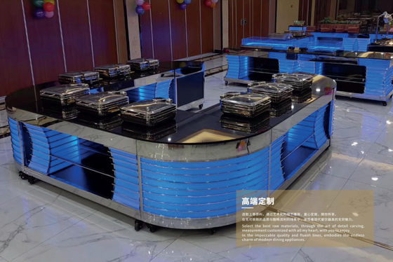 Kapasitas beban ≥200kg Peralatan industri perhotelan untuk meja industri Tinggi 85-110cm Bar / 70-80cm Meja makan