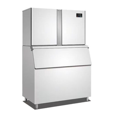Sesuaikan In1 Ton Icemaker Toko Kopi Kube Ice Maker Line Ice Maker Mesin Es