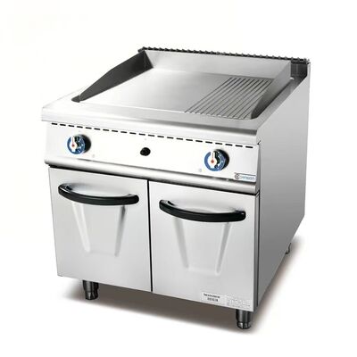 Hot Sale Restoran Industri Penggunaan Komersial Piring Lemparan Baja Rinsing Griddle Listrik untuk Dapur