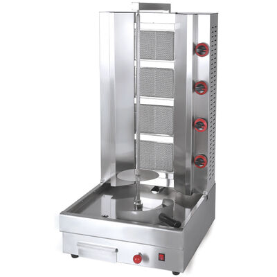 Gas Panggangan Timur Tengah Gas Shawarma Mesin Kebab Gas Mini Bbq Perokok Panggangan Logam