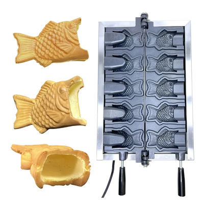 Pembuat Wafel Taiyaki Bentuk Ikan untuk Sarapan
