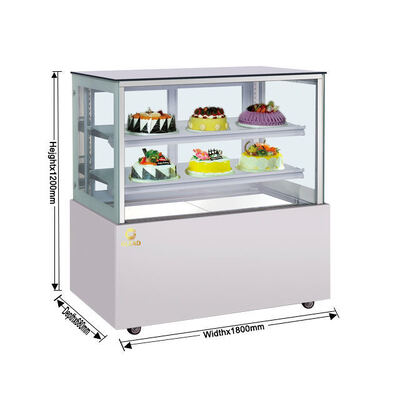 Komersial Kek Lemari Kue Showcase Kue Tampilan Counter Tampilan Dingin Showcase