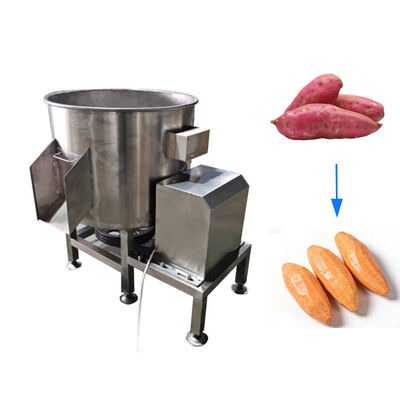 Mesin Pengolahan Buah & Sayuran Cips Potato Slicing Pemotongan dan Pengelupasan Mesin Membuat Cuci