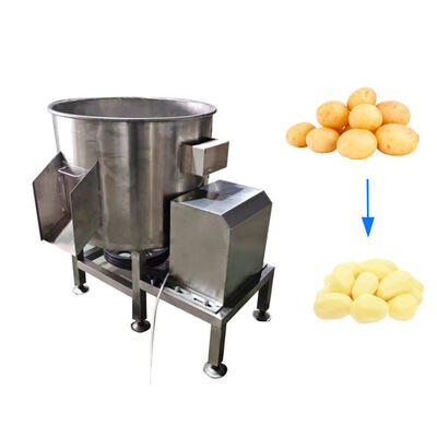 Mesin Pengolahan Buah & Sayuran Cips Potato Slicing Pemotongan dan Pengelupasan Mesin Membuat Cuci