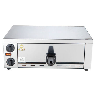Komersial 12 Inci Control Steel Knob Tekanan Tekanan Tekanan Tekanan Satu Lapisan Electric Pizza Oven