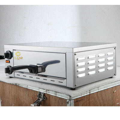 Komersial 12 Inci Control Steel Knob Tekanan Tekanan Tekanan Tekanan Satu Lapisan Electric Pizza Oven