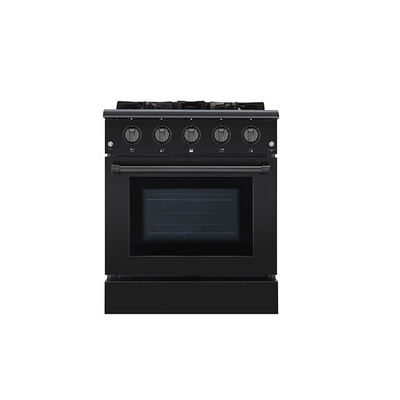 Rangkaian Kombo Listrik & Gas Oven Konveksi Stainless Steel 36 Inci untuk Penggunaan Rumah & RV