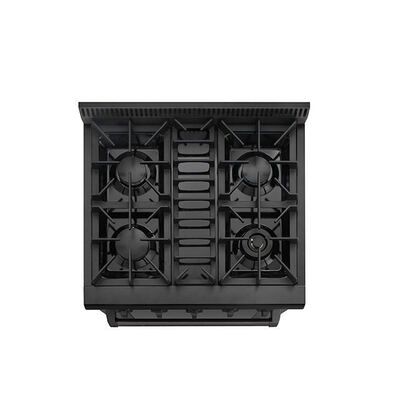 Rangkaian Kombo Listrik & Gas Oven Konveksi Stainless Steel 36 Inci untuk Penggunaan Rumah & RV