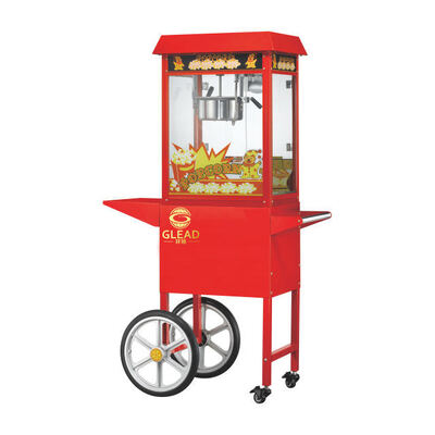 Pembuat Popcorn Komersial Dengan Keranjang Tampilan.