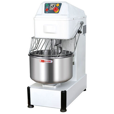 Heavy Duty Commercial Spiral Dough Mixer Double Speed Flour Mixing Machine Low Noise Stable Operation with Protective Cover for Bakery Pizzeria Pengolahan Makanan