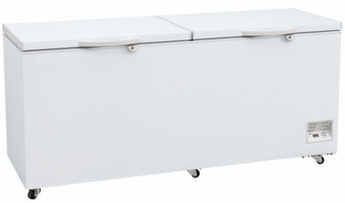 Kapasitas Besar Deep Chest Freezer Pintu Ganda Deep Freezer Cepat Freezer Dada 850 Liter