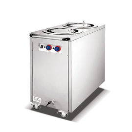 Hotel Restaurant Peralatan Memasak Piring Warmer Cabinet Trolley Plate Warmer Cart