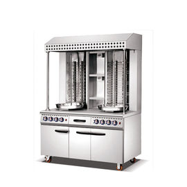 Restoran Hotel Peralatan Dapur Stainless Steel Mesin Shawarma Kebab Listrik