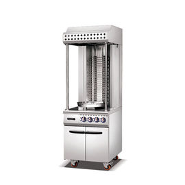 Restoran Hotel Peralatan Dapur Stainless Steel Mesin Shawarma Kebab Listrik