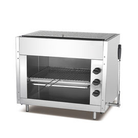 Toko Roti Dapur Peralatan Memasak Komersial Meja Gas Inframerah Burner Salamander