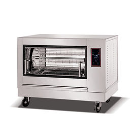 Stainless Steel Ayam Komersial Mesin Rotisserie Oven Listrik rotasi Otomatis