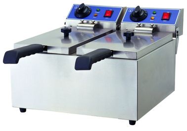 Glead Stainless Steel Fryer Listrik Watt Rendah Komersial Listrik Deep Fryer 8L