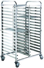Peralatan Hotel Komersial Ponsel Bakery Tray Rack Trolley Makanan Stainless Steel Trolley