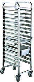 Peralatan Hotel Komersial Ponsel Bakery Tray Rack Trolley Makanan Stainless Steel Trolley